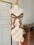 Women Spaghetti Straps Mesh Bodycon Dress With Shrug